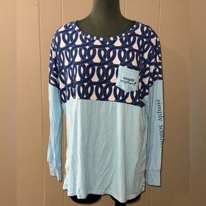 Simply Southern • Nautical Rope Long Sleeve Pocket Tee
